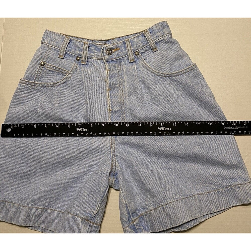Native Blue Levi’s Jeans Women Size 3 Blue Mom Light Wash Denim Shorts 80s VTG - Picture 12 of 16